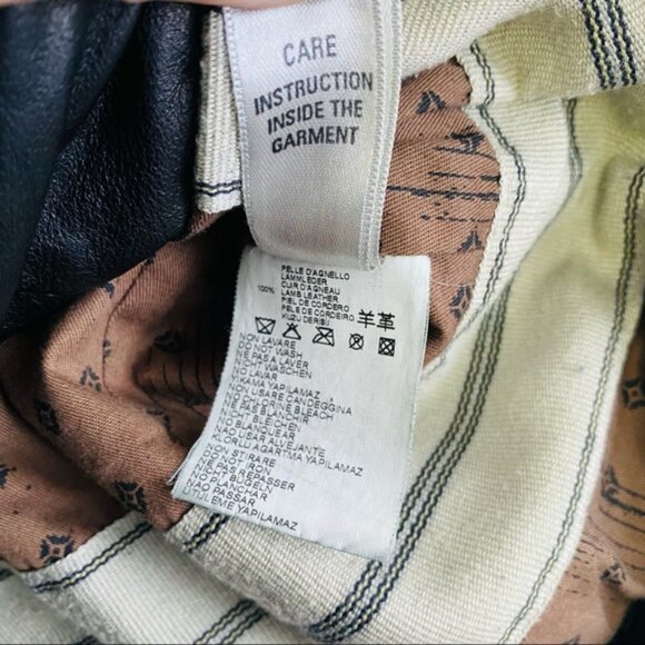 Diesel Cropped Leather Jacket - Picture 8 of 13